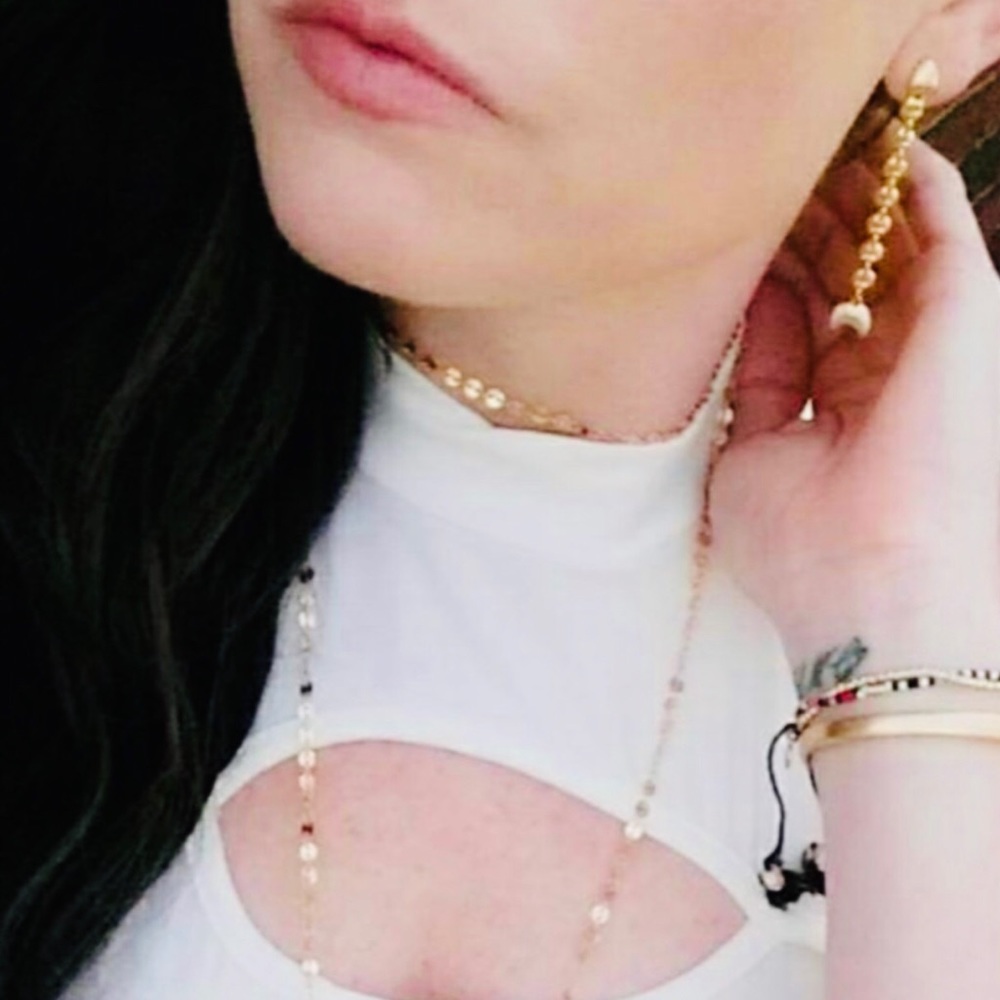 Stella & Dot | Versatile GOLD Trevally Stud Linear Earrings - Picture 8 of 8